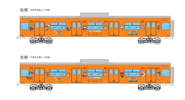 熊本駅がケマモト駅に変身！「妖怪ウォッチ」ラッピング電車フォトギャラリー（3枚目）