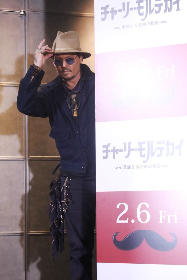 ジョニデがちらり！来日会見フォトギャラリー（8枚目）