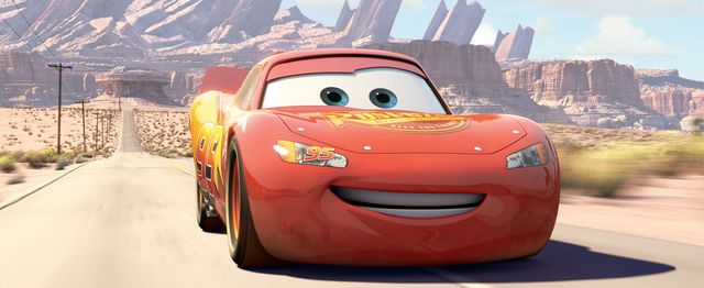 画像は『カーズ』の主人公ライトニング・マックィーン