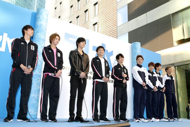 「男水！」壮行会開催！　ジャージ姿のイケメン見ようと女性ファン1,500人集結　画像ギャラリー（14枚目）