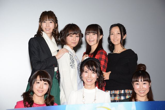 福圓美里、三石琴乃、前田愛、小清水亜美、金元寿子、佐藤利奈、伊藤静