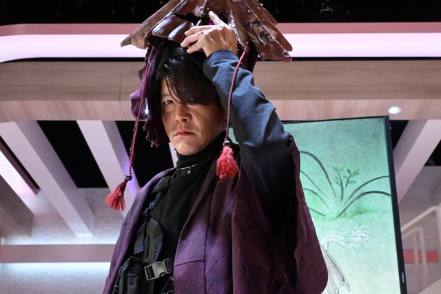 「放送局占拠」妖・唐傘小僧が面を取る！第4話場面写真（ネタバレあり）（2枚目）