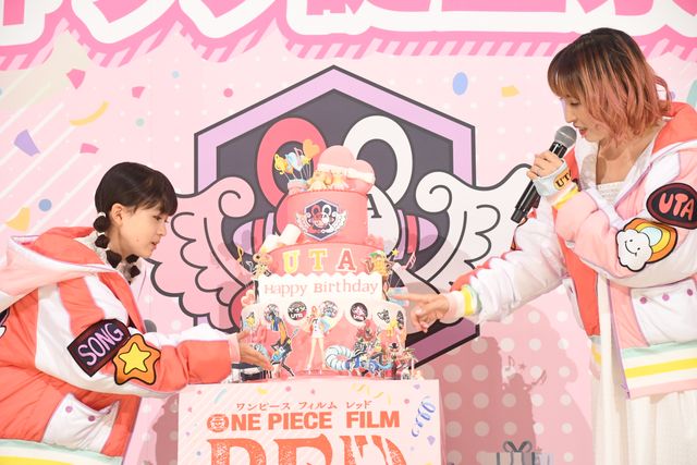 映画『ONE PIECE FILM RED』ウタ誕生祭に巨大バースデーケーキ登場！（15枚目）