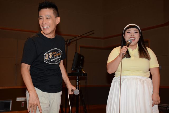 柳沢慎吾＆渡辺直美が公開アフレコ！フォトギャラリー（2枚目）