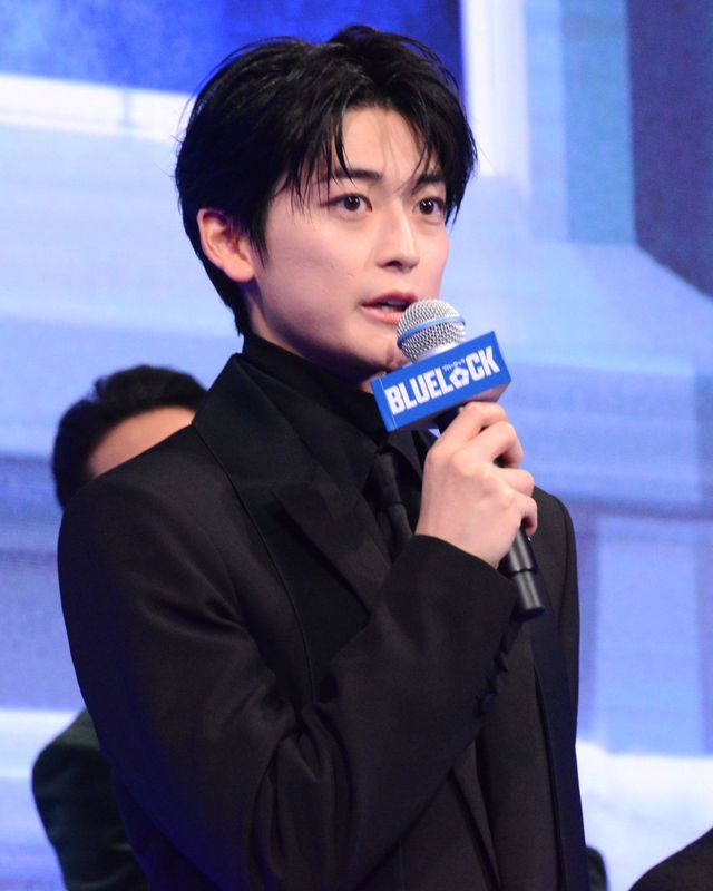 高橋文哉、櫻井海音、高橋恭平ら実写『ブルーロック』キャスト10名集結！製作報告会の様子（9枚目）