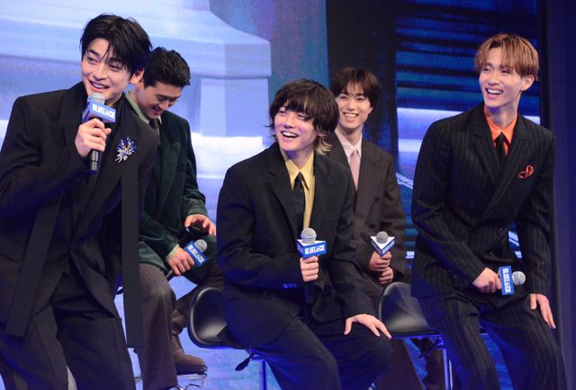 高橋文哉、櫻井海音、高橋恭平ら実写『ブルーロック』キャスト10名集結！製作報告会の様子（25枚目）