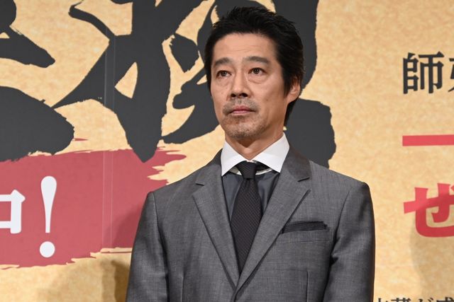 トイレにこもって…ハプニングにも笑顔の長尾謙杜（なにわ男子）　映画『室町無頼』公開御礼舞台あいさつ（7枚目）