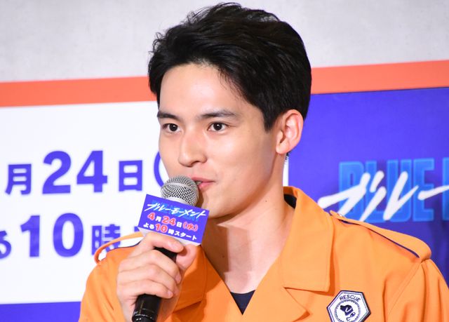 山下智久、新ドラマ「ブルーモーメント」制作発表（7枚目）