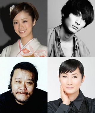 映画『武士の献立』に出演する（左上から時計回りに）上戸彩、高良健吾、余貴美子、西田敏行
