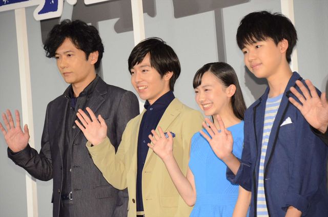 芦田愛菜、稲垣吾郎ら『海獣の子供』初日舞台あいさつ：フォトギャラリー