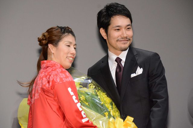 松ケン&東出に会いに吉田沙保里がやってきた！『聖の青春』イベント ギャラリー：フォトギャラリー