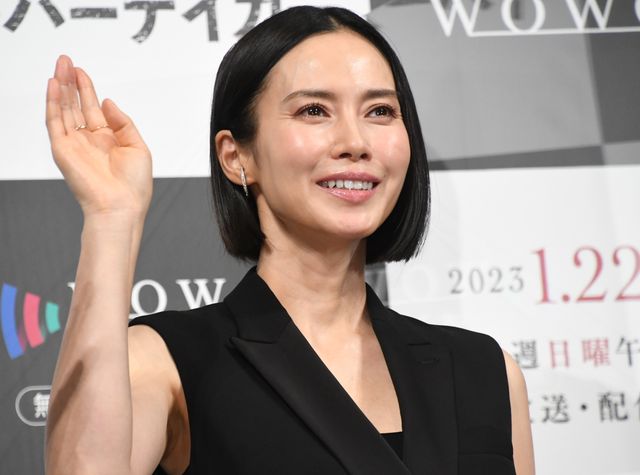 中谷美紀・菊池風磨・池内博之が登壇「連続ドラマW　ギバーテイカー」完成披露試写会（5枚目）