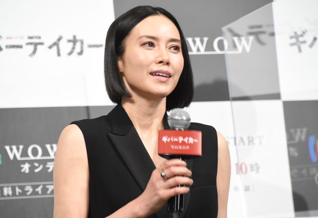 中谷美紀・菊池風磨・池内博之が登壇「連続ドラマW　ギバーテイカー」完成披露試写会（6枚目）