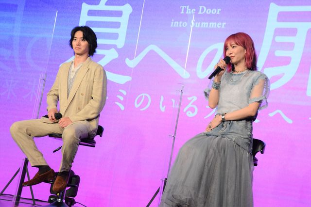 主題歌を歌うLiSAも登場！『夏への扉　－キミのいる未来へ－』公開直前イベント：フォトギャラリー