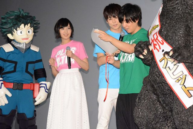 原作者の手紙も！山下大輝、佐倉綾音、梶裕貴ら登壇『僕のヒーローアカデミア THE MOVIE』公開記念舞台あいさつ（15枚目）