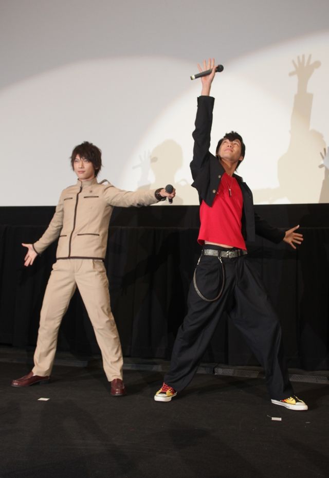 『仮面ライダーフォーゼ THE MOVIE みんなで宇宙キターッ！』『特命戦隊ゴーバスターズ THE MOVIE 東京エネタワーを守れ！』の大ヒット御礼舞台挨拶（4枚目）