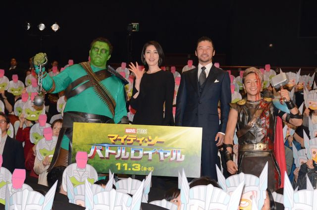 天海祐希、黒ロングドレスで登場！『マイティ・ソー　バトルロイヤル』イベント（10枚目）