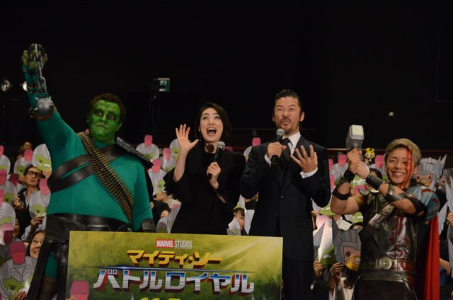 天海祐希、黒ロングドレスで登場！『マイティ・ソー　バトルロイヤル』イベント（13枚目）