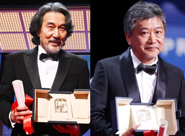『パーフェクト・デイズ』男優賞に輝いた役所広司と、坂元裕二が脚本賞を受賞した『怪物』の是枝裕和監督