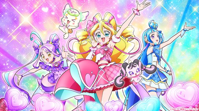 「キミとアイドルプリキュア♪」のキュアウインク、キュアアイドル、キュアキュンキュン