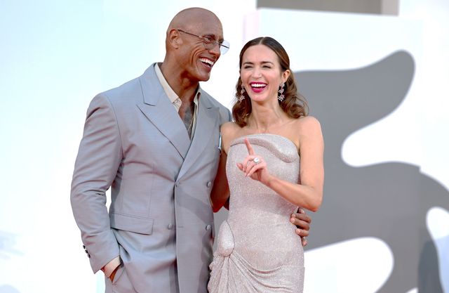 第82回ベネチア国際映画祭でのドウェイン・ジョンソン＆エミリー・ブラント：フォトギャラリー