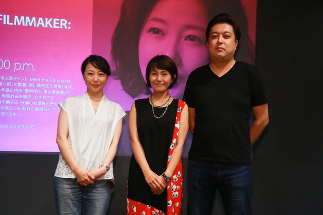 7年ぶりの本木雅弘のキャスティング秘話を明かした（左から）西川美和監督、西川朝子プロデューサー、北原栄治プロデューサー