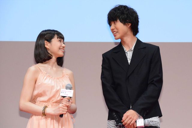 山崎賢人＆二階堂ふみ、見つめ合う…『オオカミ少女と黒王子』ジャパンプレミア写真ギャラリー！（9枚目）