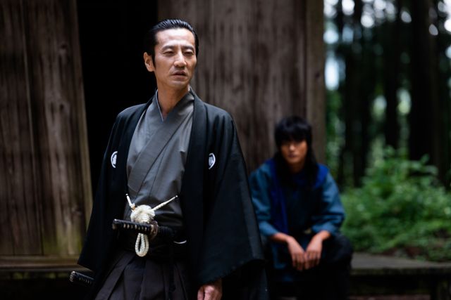 結木滉星の真剣なまなざし！映画『下忍　青い影』場面カット（10枚目）