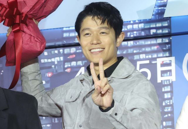 前作『シティーハンター』ワールドプレミアの鈴木亮平(2024年撮影)