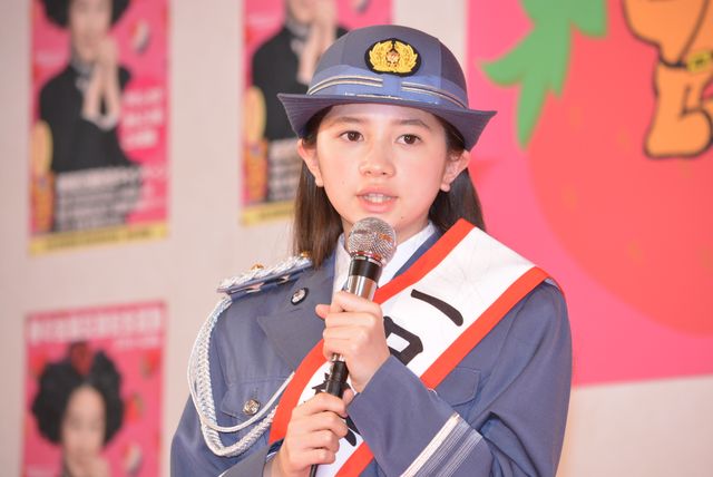 12歳の女優・桜田ひより、新宿署一日署長に就任し自転車事故防止を呼びかける！　画像ギャラリー（7枚目）