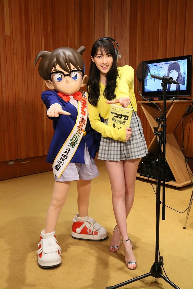 知英の美脚ぶりがよくわかる！『名探偵コナン　業火の向日葵（ごうかのひまわり）』アフレコフォトギャラリー（3枚目）