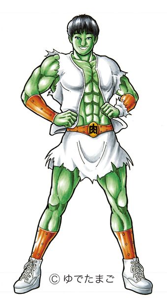 怪獣“ゴーリキ”風の剛力彩芽！ゆでたまごが描き下ろし：フォトギャラリー