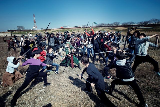 ワンピース実写CM「ゾロ 斬られ役」仕事の様子:フォトギャラリー