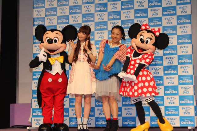 しょこたん、一人でリンクへ…ディズニー・オン・アイス開催会見フォトギャラリー：フォトギャラリー