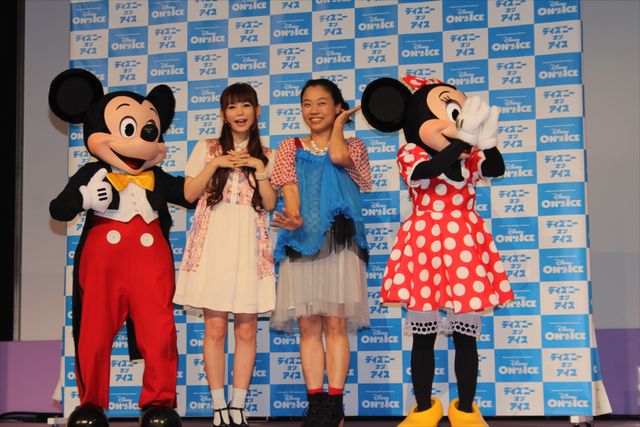 しょこたん、一人でリンクへ…ディズニー・オン・アイス開催会見フォトギャラリー（2枚目）
