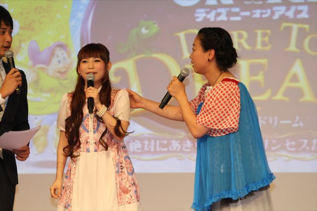 しょこたん、一人でリンクへ…ディズニー・オン・アイス開催会見フォトギャラリー（4枚目）