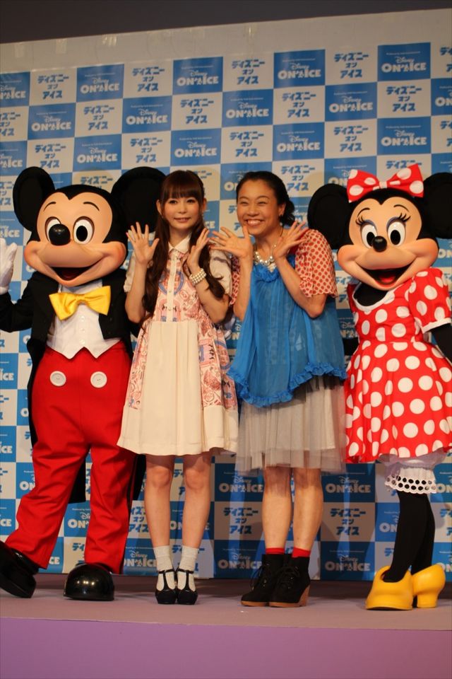 しょこたん、一人でリンクへ…ディズニー・オン・アイス開催会見フォトギャラリー（8枚目）