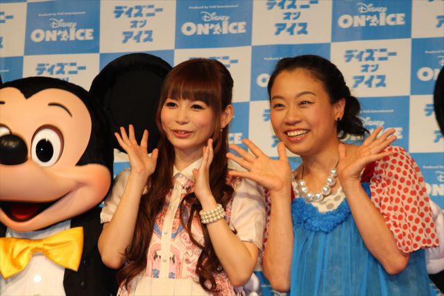 しょこたん、一人でリンクへ…ディズニー・オン・アイス開催会見フォトギャラリー（10枚目）