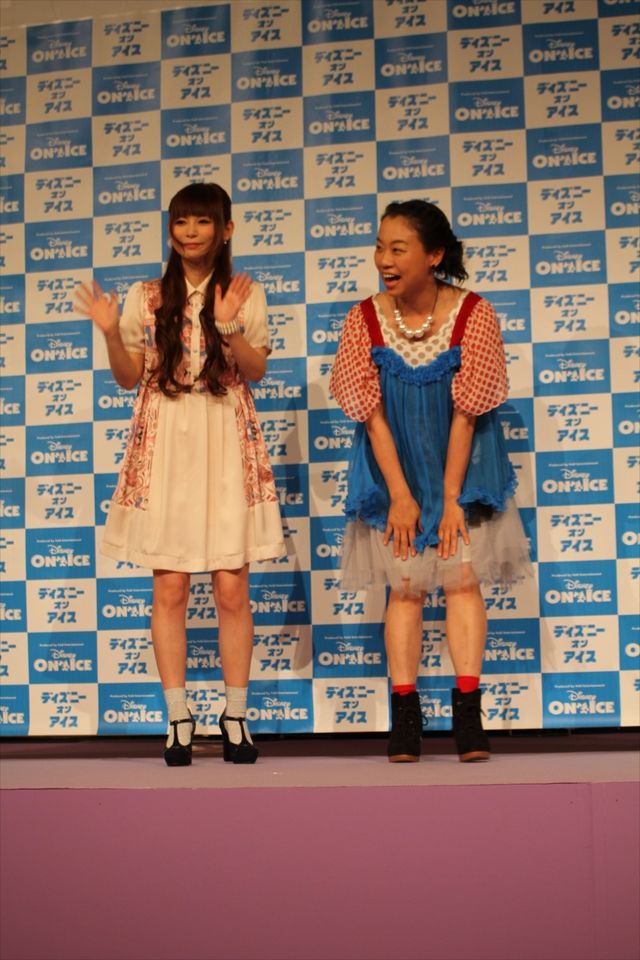しょこたん、一人でリンクへ…ディズニー・オン・アイス開催会見フォトギャラリー（13枚目）
