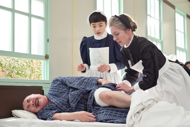 【画像9枚】朝ドラ「風、薫る」園部（野添義弘）の容体は…第33回場面写真：フォトギャラリー