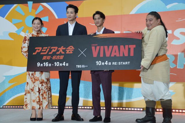 「VIVANT」新庄＆チョッキーが日本で再会！「TBS SPORTS＆VIVANT PARK」オープニングステージ（24枚目）
