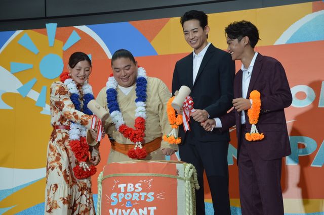 「VIVANT」新庄＆チョッキーが日本で再会！「TBS SPORTS＆VIVANT PARK」オープニングステージ（26枚目）