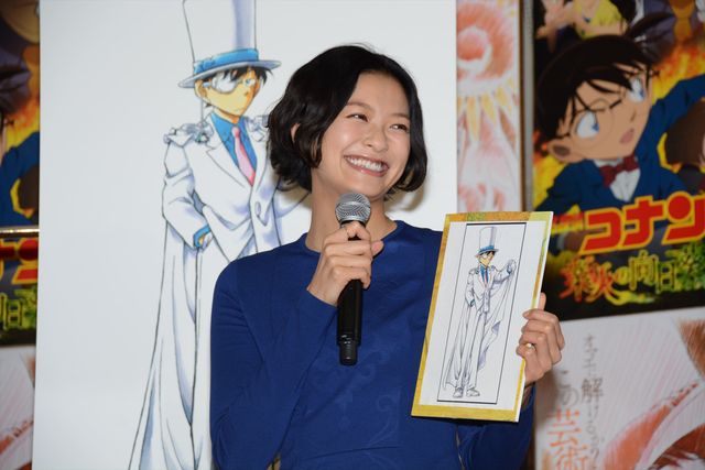 榮倉奈々を見守るコナン…『名探偵コナン　業火の向日葵（ごうかのひまわり）』公開アフレコフォトギャラリー（5枚目）