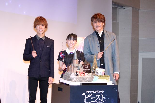 芦田愛菜＆宮野真守＆小野賢章『ファンタビ』イベントへ：フォトギャラリー