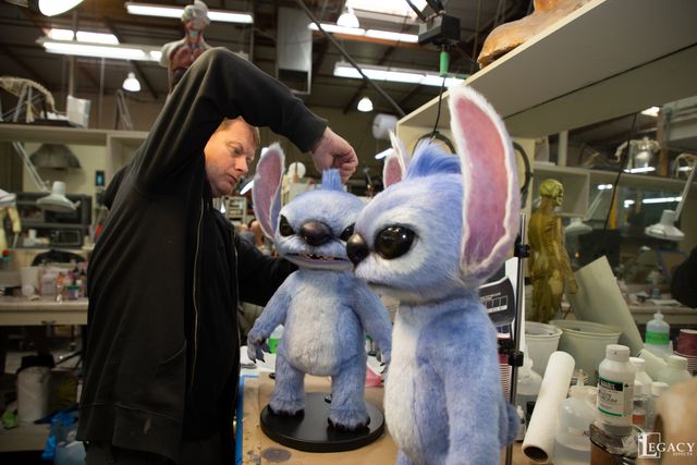 実写版『リロ＆スティッチ』の舞台裏（パペットのスティッチ）（6枚目）