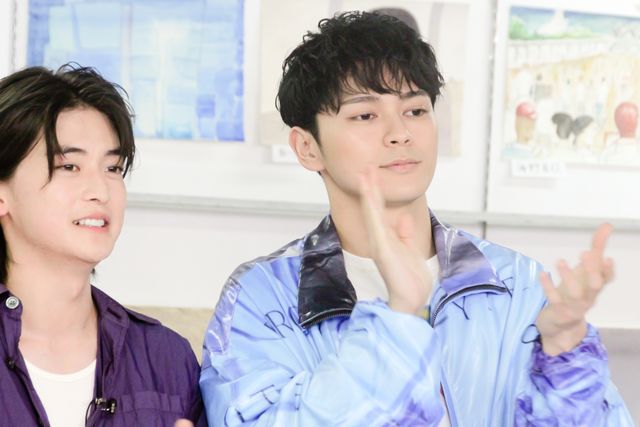 実写映画『ブルーピリオド』眞栄田郷敦×高橋文哉×板垣李光人×桜田ひよりライブ配信の様子（8枚目）