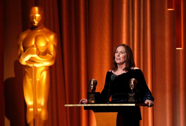 11月19日、米アカデミー賞を主催する映画芸術科学アカデミーは18日、人気SF映画シリーズ『スター・ウォーズ』のプロデューサー、キャスリーン・ケネディさん（写真）に長年の映画業界への貢献を称え、名誉賞を授与した