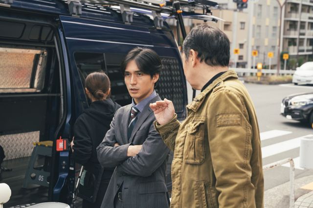 撮影初日の錦戸亮。