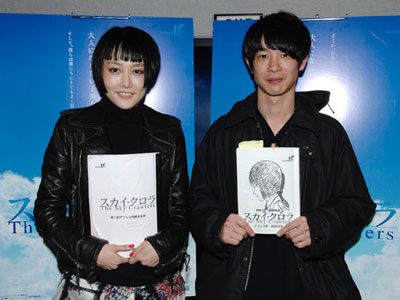 菊地凛子と加瀬亮が「スカイ・クロラ」で声優共演！音響はルーカススタジオで！