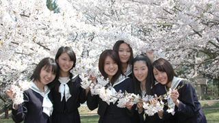 桜、制服、美少女、三拍子そろって福田沙紀らが桜の園で青春満開!